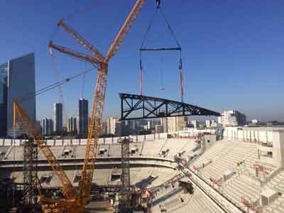 Mise en place sur un projet d'envergure - Le Stade Arena à Nanterre