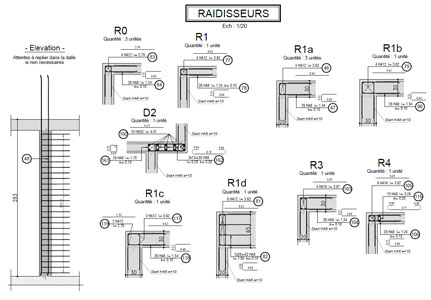 plans de ferraillage